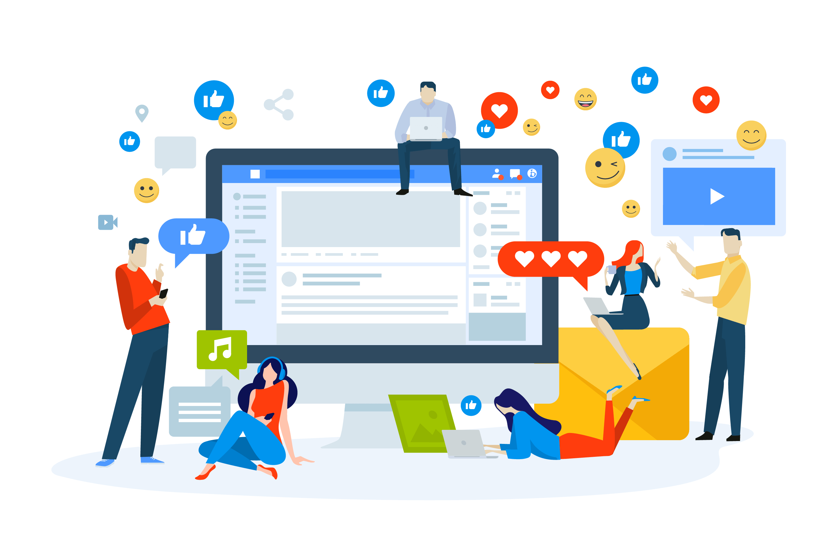 Online community building