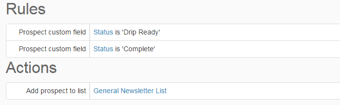 Pardot automation rules
