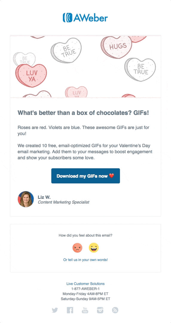 aweber email