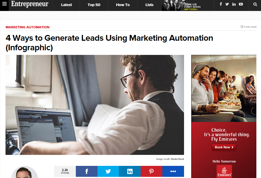 demand generation example entrepreneur