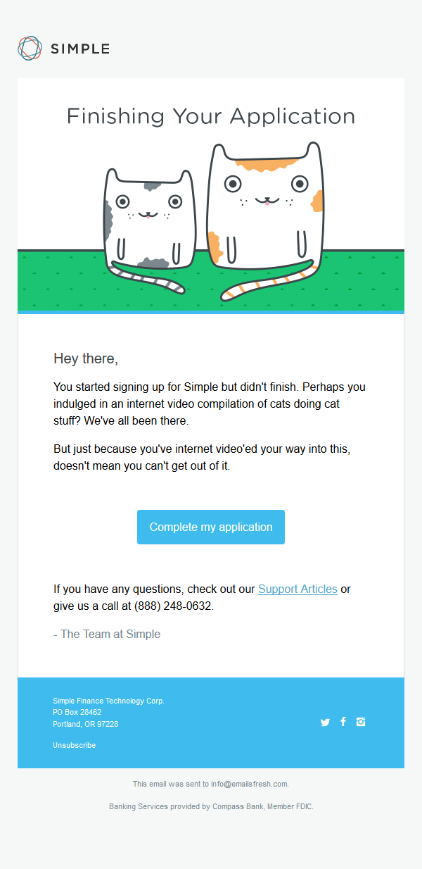 simple email