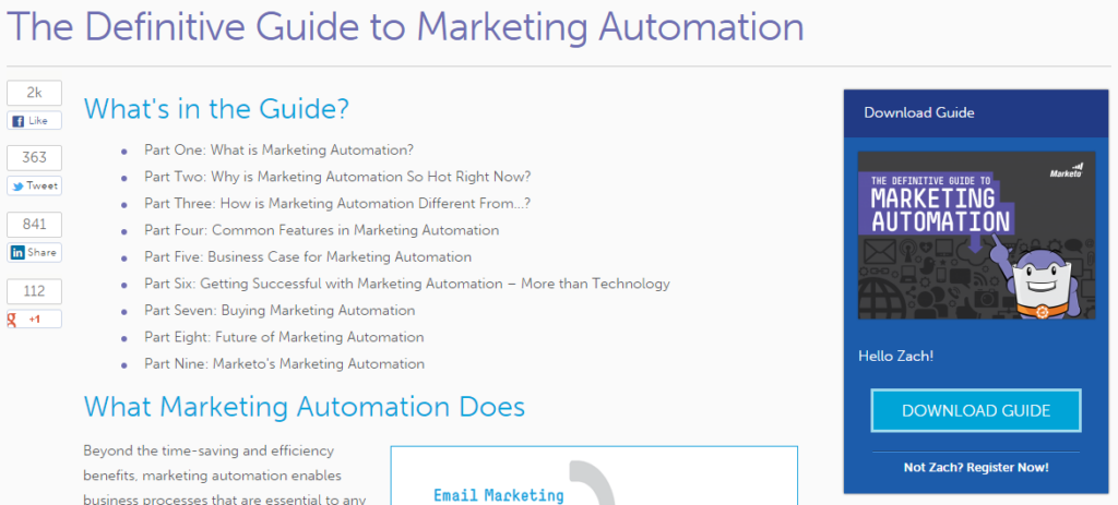 website personalization